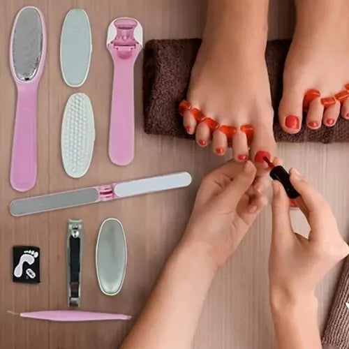 Set De Pedicura Profesional Y Alta Calidad 9 En 1