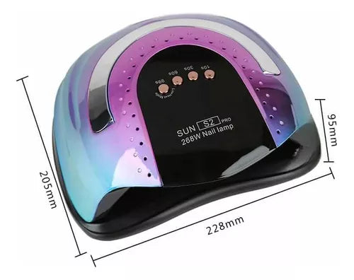 Lámpara Uv Cabina Para Uñas Gel Esmalte 57 Led