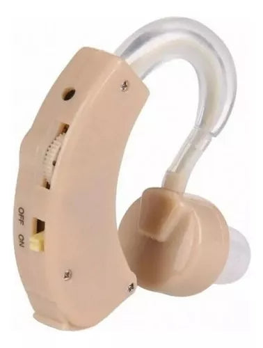 Cyber Sonic ear audífonos ortopédicos para sordos o sordera color crema