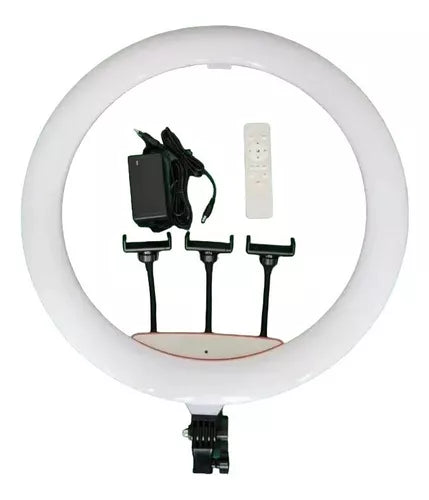 Aro De Luz Con Control Y Trípode Aro 56cm 22 Lampara Tiktok