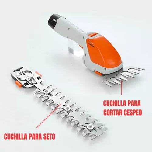Corta Setos Podador Césped Arbustos Inalámbrico