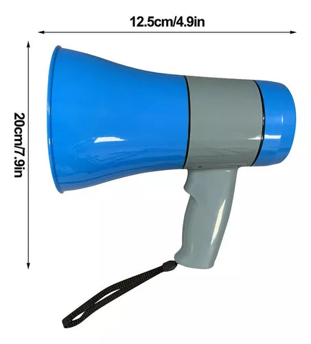 Megáfono De Mano Recargable Mango Plegable 20w
