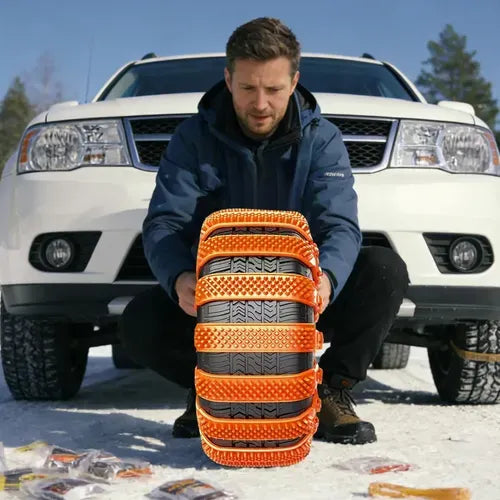 X5 Cadenas Plásticas Antideslizantes Para Nieve Para Auto