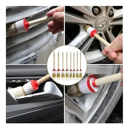 Set De 4 Brochas Para Pintar Paletinas Y Redondas Beige