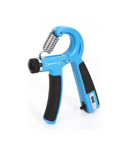 Hand Grip Ejercitador Con Contador 60-10kg 60-5kg 3 Colores Color Celeste