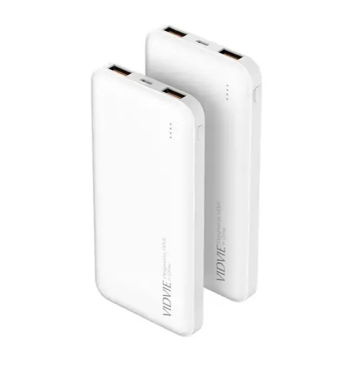Cargador Portátil Power Bank Vidvie 10000mah Pb747 Color Blanco