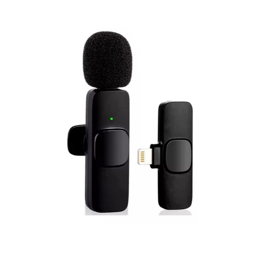 Micrófono Inalámbrico Solapa Para iPhone Lightning My-7300