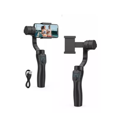 Estabilizador Gimbal 3 Axis Celular Steadycam iPhone Samsung Color Negro