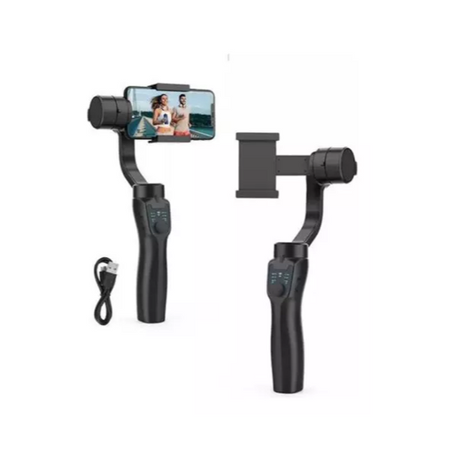 Estabilizador Gimbal 3 Axis Celular Steadycam iPhone Samsung Color Negro