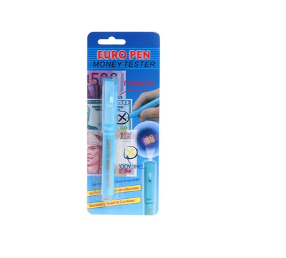 Bolígrafo Detector De Billetes Falsos Lápiz Luz Uv Color Celeste