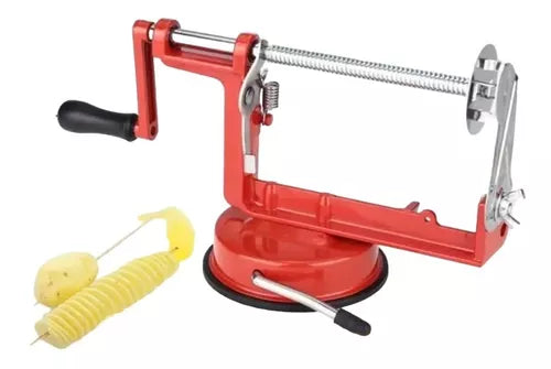 Maquina Cortadora De Papas En Espiral Fatiadora De Patatas