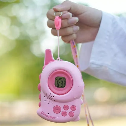 Walkie Talkie Niños Dinosaurio Kids Intercom 2 Colores