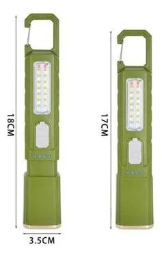 Linterna Lámpara Colgable Ajustable Camping Recargable