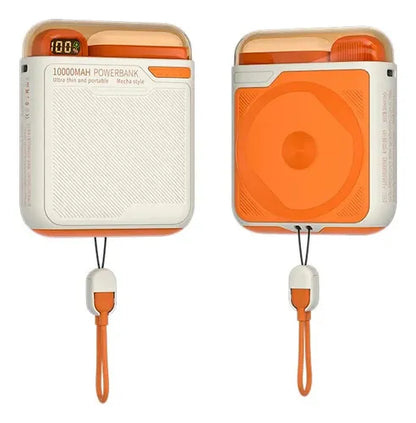 Cargador Inalámbrico Magnético 10000mah Power Bank 22.5w Color Blanco