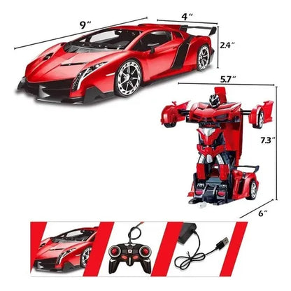 Auto Robot Transformers Juguete A Control Remoto