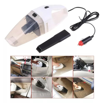 Aspiradora Multifuncional Para Autos Portátil Str Vc-011 Color Blanco