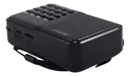 Radio Fm Usb Tf Pantalla Digital Recargable Irm-10043