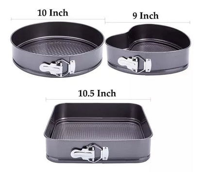 Moldes De Aluminio Antiadherentes En 3 Figuras