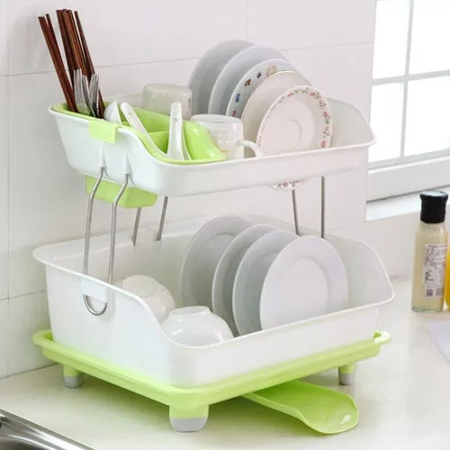 Escurridor De Platos Secador Para Fregadero 2 Niveles