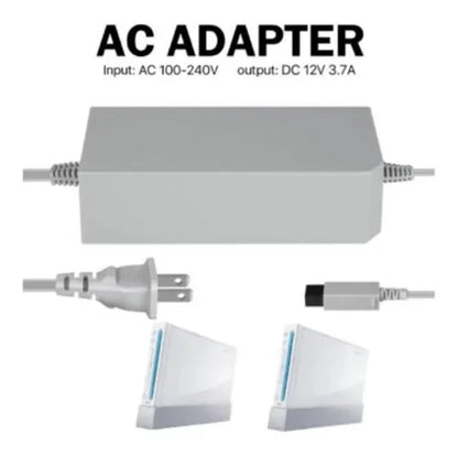 Fuente De Poder Wii 240v Adaptador De Corriente 12v 3.7a