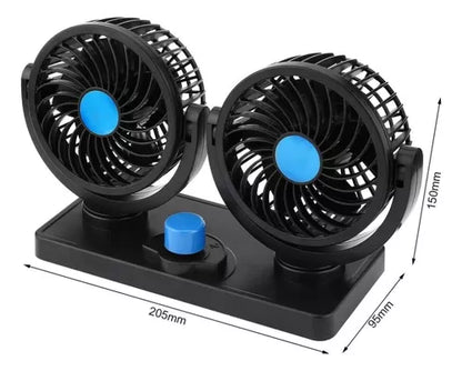 Ventilador Doble De Auto Camioneta 24v 2 Velocidades