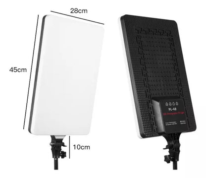 Panel De Iluminación Para Estudio Fotografía Video Luz Pl-48