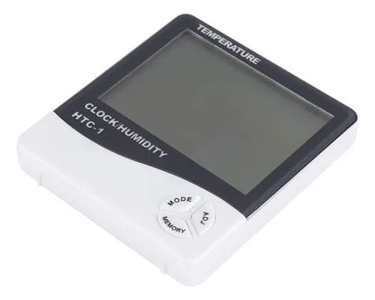 Medidor Humedad Termo Hidrómetro Reloj Digital