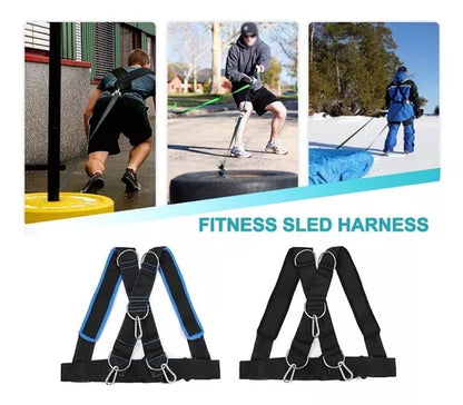 Arnes De Trineo Ejercicio Fitness De Entrenamiento Ajustable