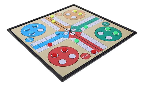Juego De Mesa Ludo Magnético Clásico Tablero Familiar