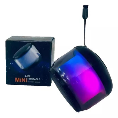 Mini Altavoz Parlante Bluetooth Portátil Recargable Rgb L59