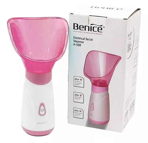 Vaporizador Facial Sauna Facial Benice A-508 Color Rosa