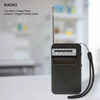 Radio Portátil Bolsillo Am/fm Antena Mk-308