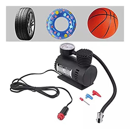 Compresor De Aire Mini Inflador 12v Portátil 250psi