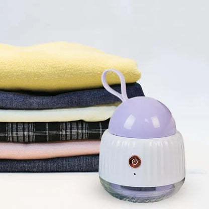 Removedor De Pelusas Afeitadora De Telas Y Cepillo 2 En 1 Color Lila