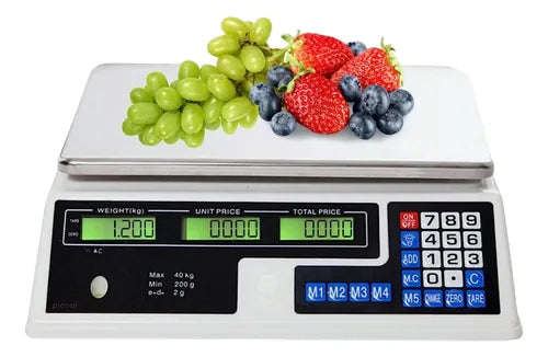 Balanza Digital Pesa Electrónica Con Bandeja 30kg