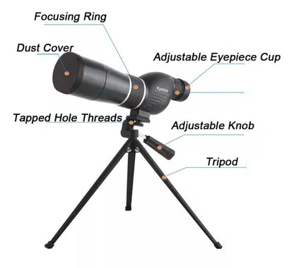 Telescopio Monocular Terrestre De Largo Alcance Con Trípode