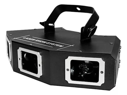Luz Láser 3 Cabezales Rgb Para Escenarios Discotecas Fiestas