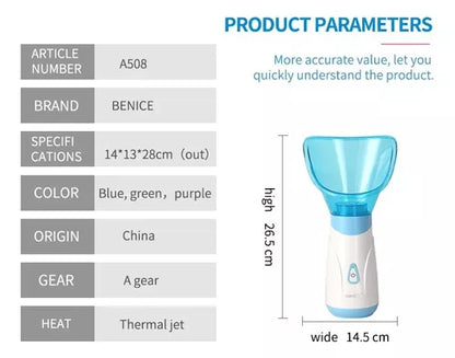 Vaporizador Facial Sauna Facial Benice A-508