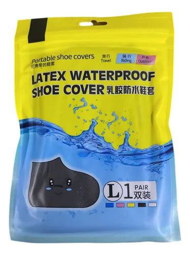 Cubre Zapatos Antideslizante+poncho Impermeable Con Capucha