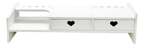 Elevador Soporte De Monitor Sobre Mesa Armable Organizador