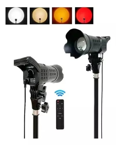 Luz Foco Spotlight Fotografía Profesional Rgb Control