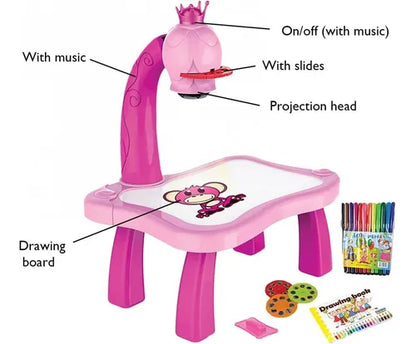 Mesa Proyector Para Dibujar Y Pintar Infantil Didáctico
