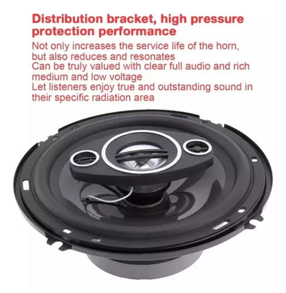 Parlantes Auto 500w 16cm Audio Ts-1672