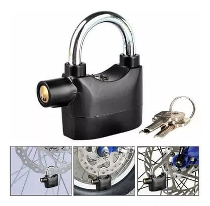 Candado Alarma Para Motos Bicicletas 110 Db Alarma Lock