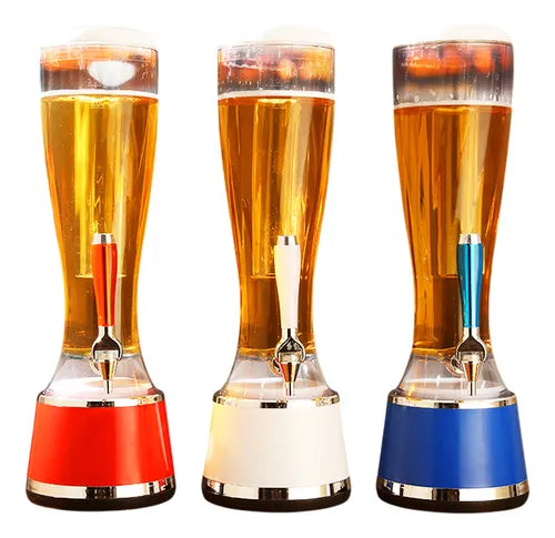 Dispensador De Cerveza 3 Litros Tipo Torre Con Luces