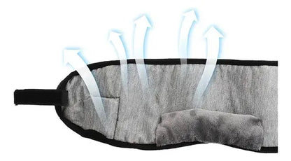 Máscara para dormir Eye Cap con auriculares Bluetooth 5.0, color gris claro