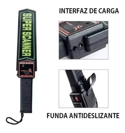 Detector De Metal De Mano Paleta Scanner