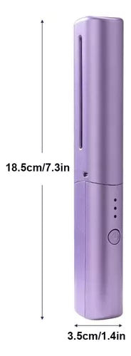 Mini Peine Alisador De Pelo Inalámbrico Portátil Recargable