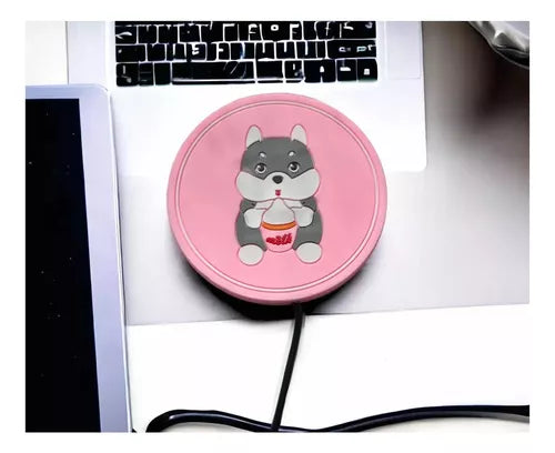 Posavasos Silicona Usb Calentador De Tazas Café Té Mascotas