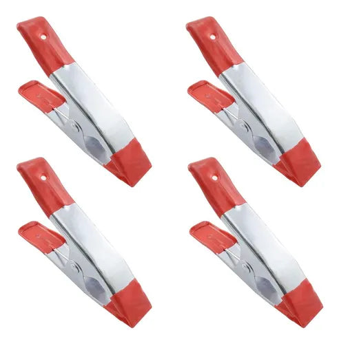 Set 4 Pinzas Con Resorte Abrazadera Carpintería 2 Pulgadas